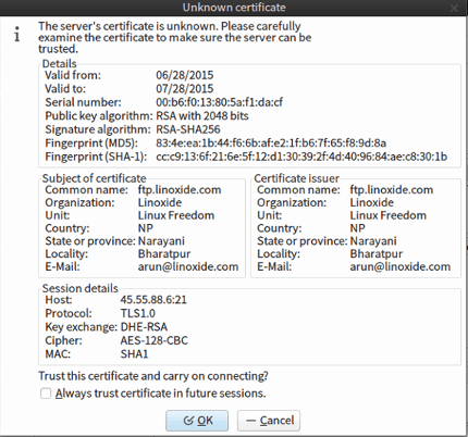 如何在 Fedora 22 上配置 Proftpd 服务器